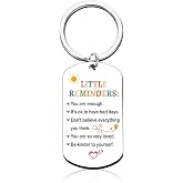 Luvsweets Little Reminders Gifts Keychain, Inspiration Mental Health Self Care You are Enough Gift Keyring for Women Men
