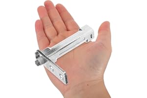 TOMETURE Refrigerator Freezer Door Hinge Metal Zinc Alloy 360 Degree Pivot Self-Closing Hinge Accessories