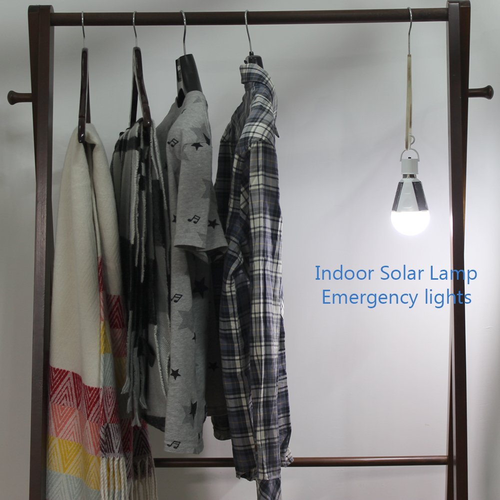 Flyhoom 4 Pack Rechargeable Solar Powered Camping Lights