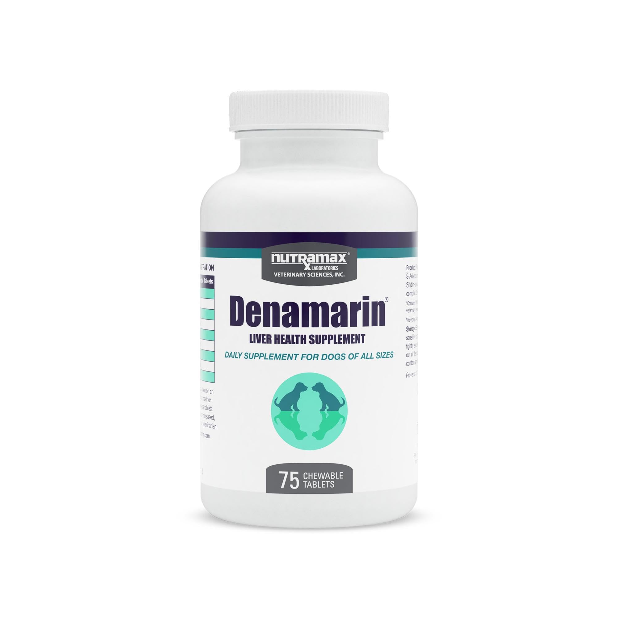 Photo 1 of Nutramax Laboratories Denamarin for Dogs Chewable Tablets - 75 Count