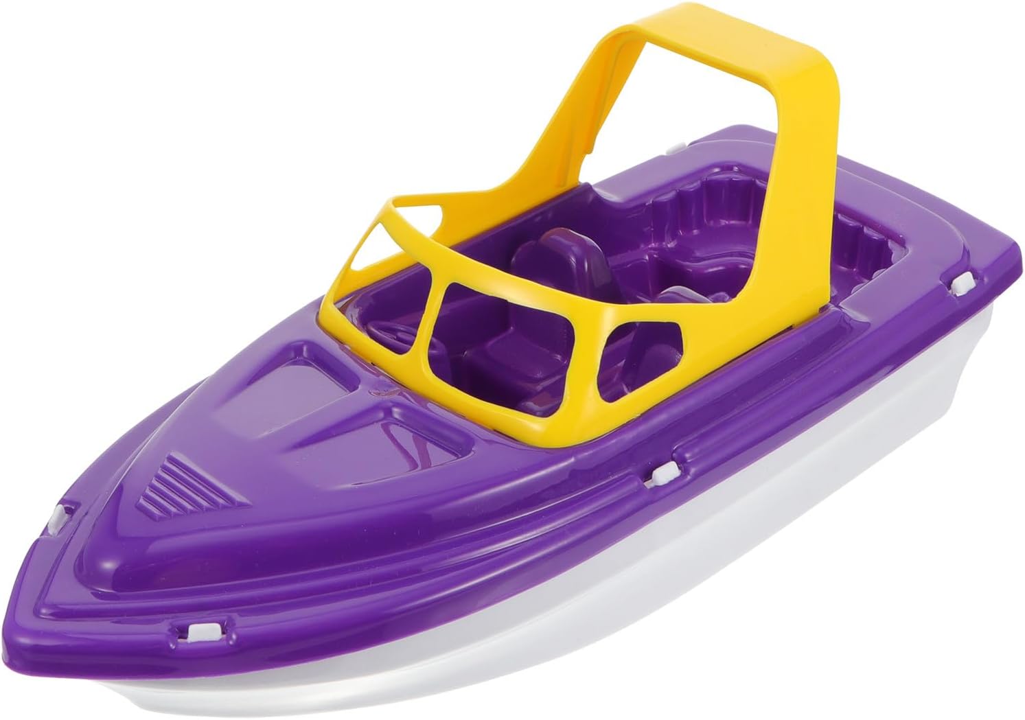 SHINEOFI Kids Bath Boat Floating Speedboat for Toddlers - Purple Sailboat Water Toy - Fun Bathtub and Pool Toys for Baby Bath Time and Water Play