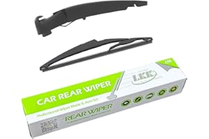 LKK Rear Windshield Wiper Arm Blade Kit Compatible with Mini Cooper Base, S Hatchback 2007-2015, John Cooper Works 2009-2015 JCW, R56 07-15 Rear Window Wiper Assembly Set