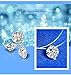 QTMY Transparent Clear Invisible Chain Crystal String Cord Rhinestone Zircon Pendant Necklace (8mm)