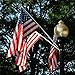 A-ONE 5Ft Tangle Free Spinning Flagpole Deluxe Aluminum American US Flag Pole Kit with Stainless Steel Rust Prevention Clip and Free Bracket for Outdoor Residential or Commercial Wall Mount, Silver