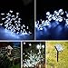 Ucharge S100-1 Outdoor Solar String Lights Christmas Led Lights 39ft 100led Waterproof for Patio, Garden, Homes, Holiday, Party, Indoor, Outdoor, Wedding Decorations (White)