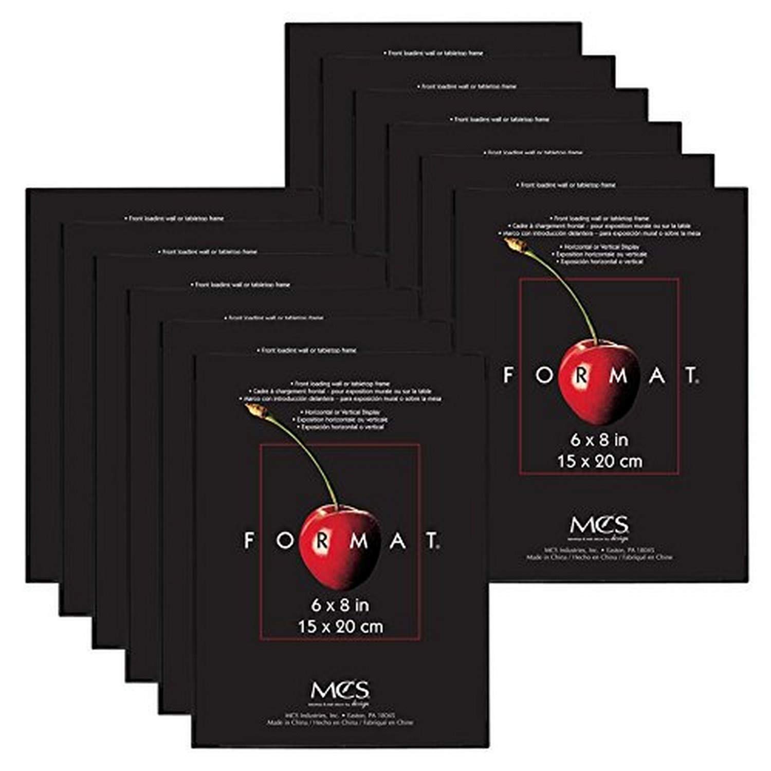 MCSFormat Frame, Black, 6 x 8 in, 12 pk
