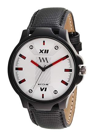 White Leather Mens Watch WMAL-355rp