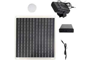 10W Solar Panel Car Heater For Winter Warming, Portable Solar Powered Heater Dryer With Overheating Protection For Greenhouse