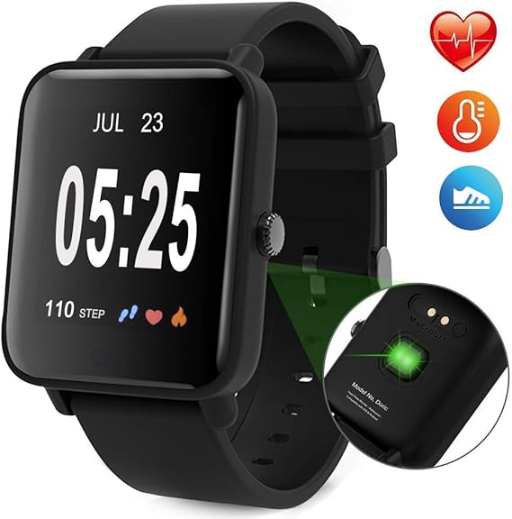 Macrourt Smartwatch Inteligente,IP68 Impermeable Reloj Deportivo ...