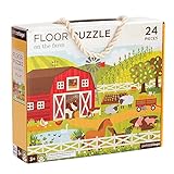 Petit Collage Floor Puzzle, On the Farm, 24 pieces