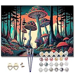 Pretty Jolly DIY Special Mushrooms Paint by Numbers