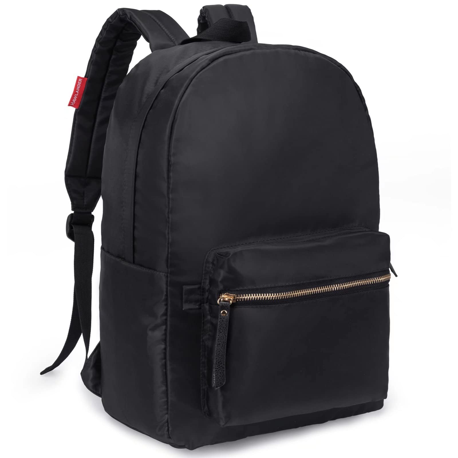 HawLander Lightweight Backpack for Women or Girls, Mid-Volume 20.0L, Black