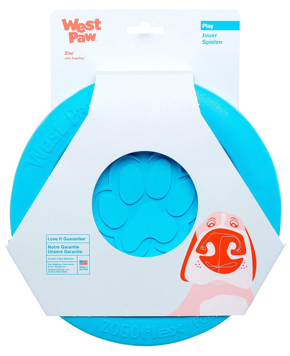 Zogoflex West Paw Design Zisc Dog Toy