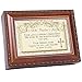 Cottage Garden to Our Pastors Wife Woodgrain Inspirational Traditional Music Box Plays Amazing Grace