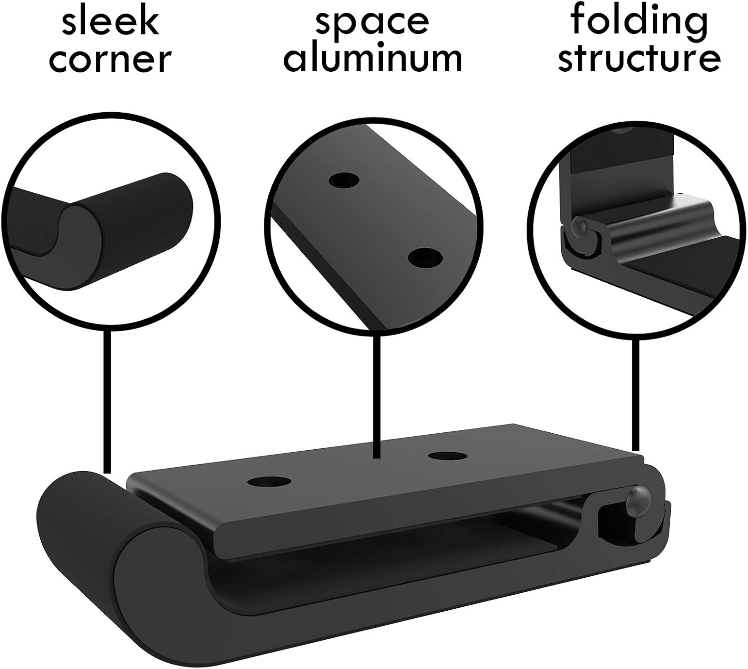 Aoanoko Indoor Gun Rack Wall Mount Soft Rubber Foldable Hook for Rifle, Shotgun, Archery Bow, 20lbs Holding Strength Holder Easily Installed on Wall, Door, Desk, Shelf: Sports & Outdoors