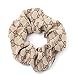 Girliber handmade headband and Hair elastic, hair accessories, Brown Webbed (Circular Elastic)
