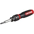 CRAFTSMAN Ratcheting Screwdriver, SpeedDrive, 2” Double Ended Bits Included, Handle Holds Up To 6 Bits (CMHT68129)