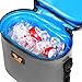 F40C4TMP 11 Cans Soft Cooler, Waterproof Insulated Ice Chest with Adjustable Shoulder Strap, Portable Soft Pack cool Box with Bottle Opener, 3-Day Ice Retention for Family Camping, Picnic, Beach Tripsthumb 4