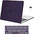 MOSISO Compatible with MacBook Pro 13 inch Case M2 2025, 2024, 2023-2016 A2338 M1 A2251 A2289 A2159 A1989 A1708 A1706, Plastic Hard Case&Keyboard Skin&Webcam Cover for MacBook Pro 13.3,Lavender Purple