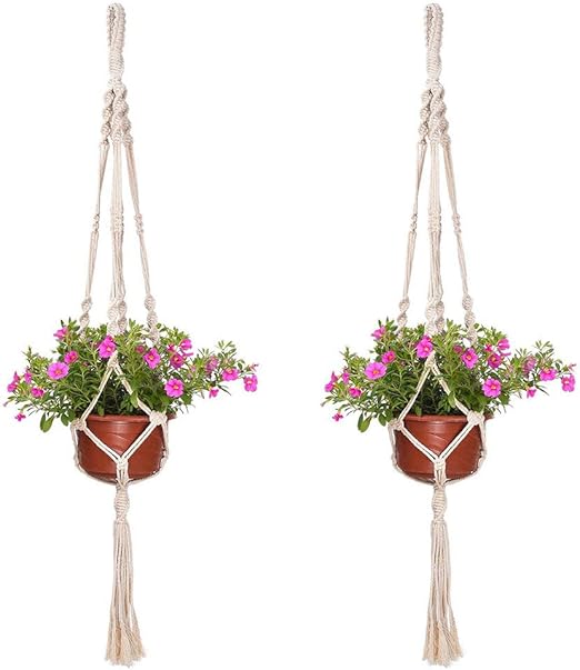 Wall Hanging Plant Hanging Net for Flower Pot HandWoven