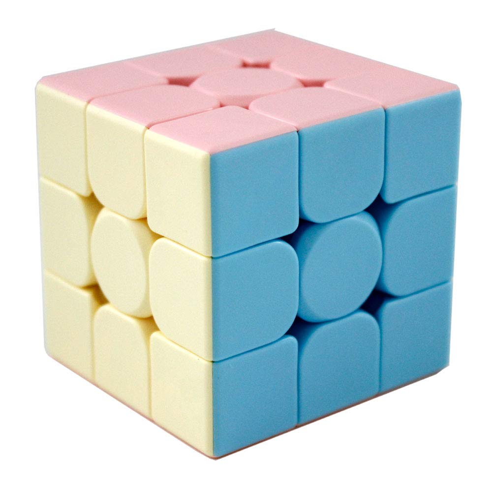 Gobus MoYu Cuing Classroom Mofangjiaoshi MFJS Meilong 3x3 Pastel color Dessert Colour series 3x3x3 cube Stickerless Bright Pink