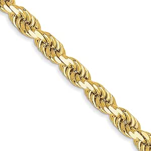 3.5mm Diamond Cut Rope Chain 22 