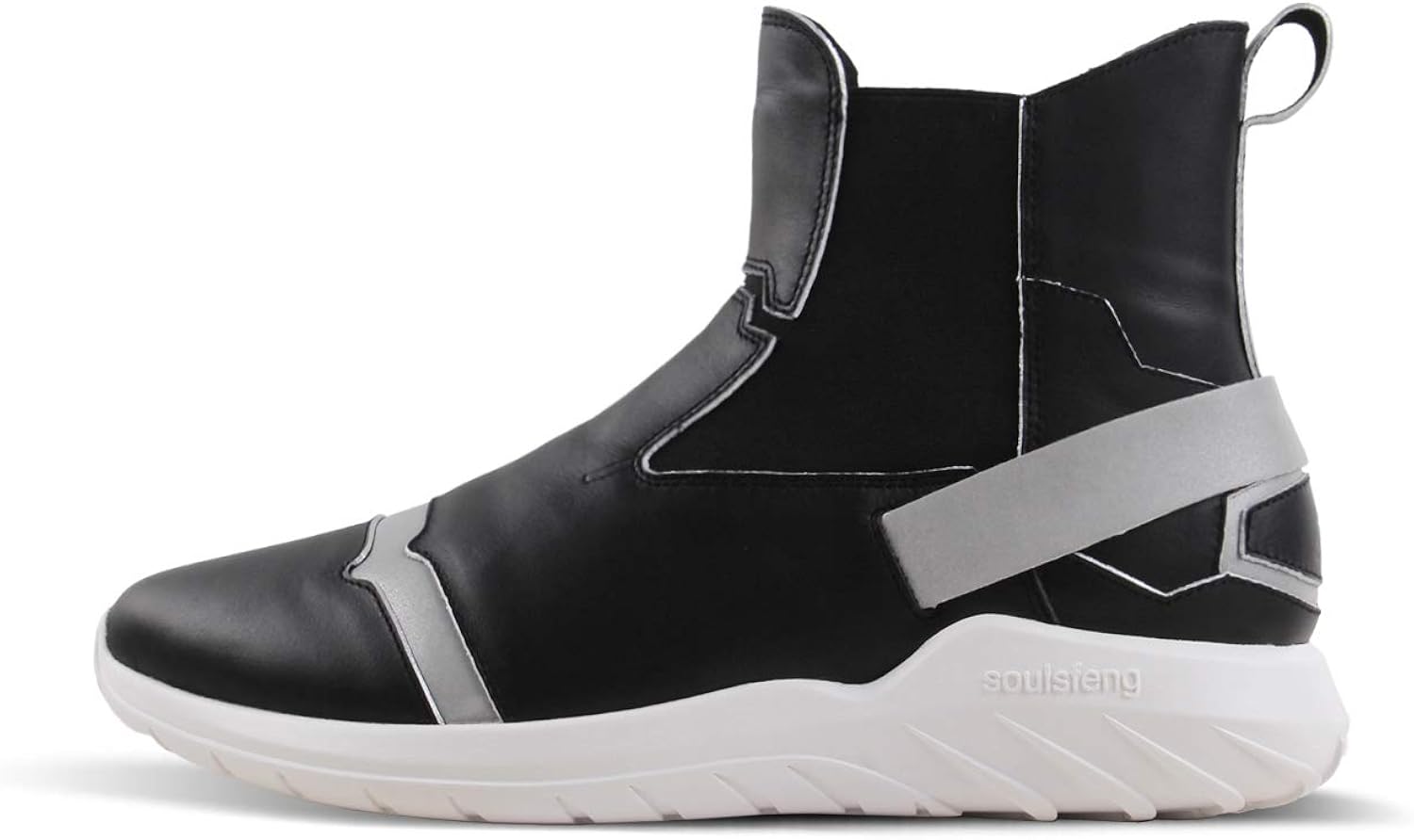 laceless sneakers black