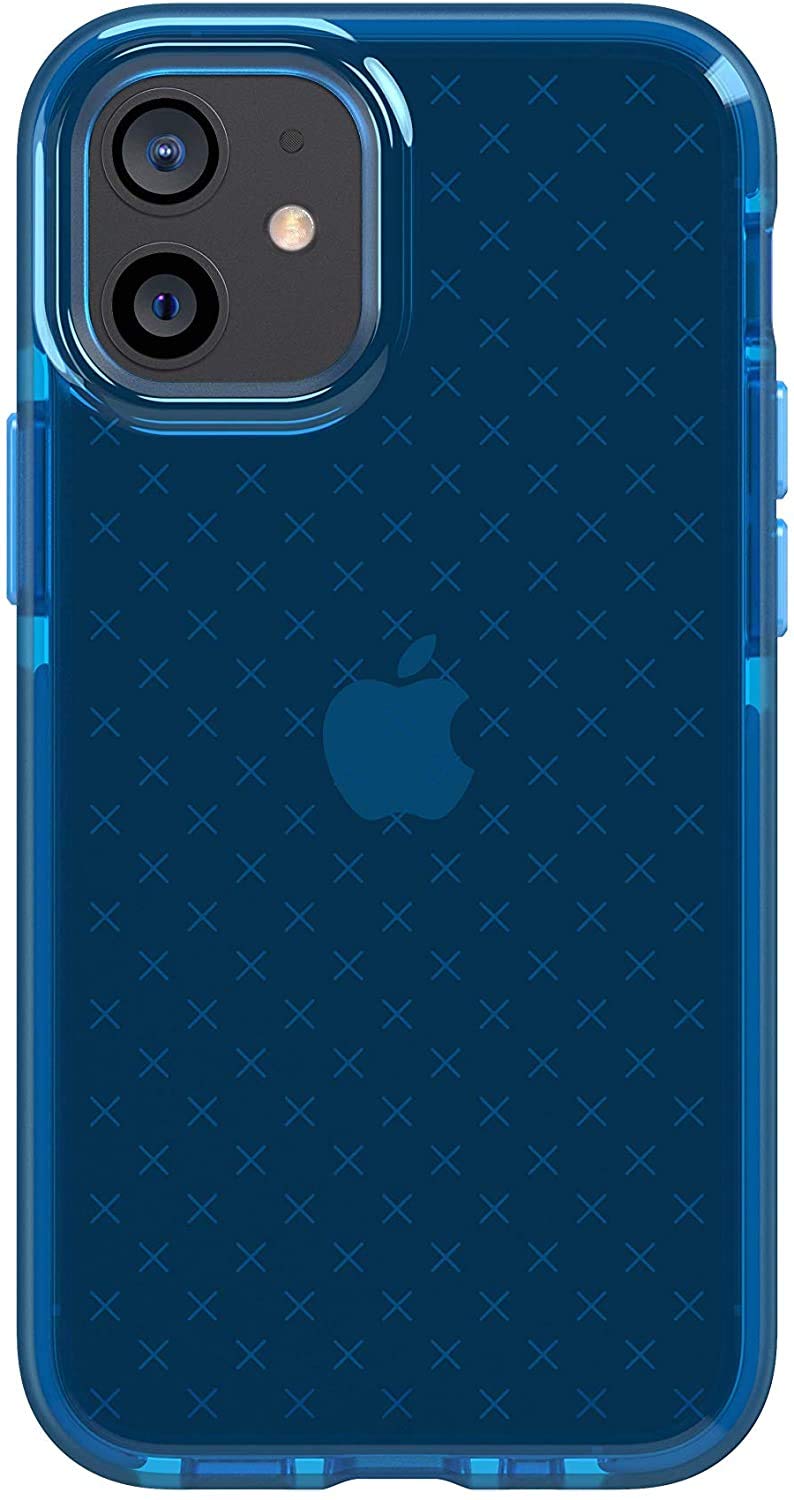tech21 Evo Check for Apple iPhone 12 mini 5G - Germ Fighting Antimicrobial Phone Case with 3 Meter Drop Protection Classic Blue โ image 1
