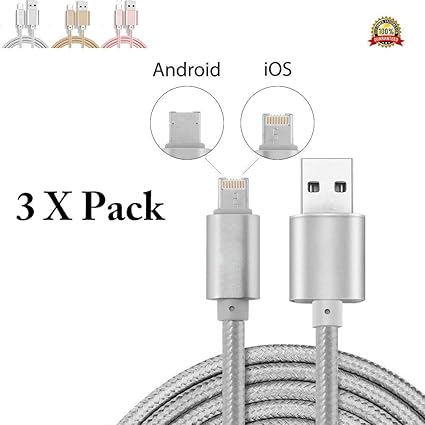Amazon Co Jp 1つプラグケーブルfor Androidとiphone Vico 1 M