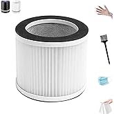 NKA GL-2109 Replacement Filter Compatible with RIGOGLIOSO GL-2109 GL2109 & SimPure P03 Snorda KJ45G-P03 Air Purifiers,HEPA 3-Stage Filtration Activated Carbon,1 pack with brush