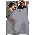 Sleeping Bag Liner - Adult Sleep Sack & Travel Sheets for Hotel - Travel Sleep Sack, Camping Sleeping Bag Liners for Cold Weather