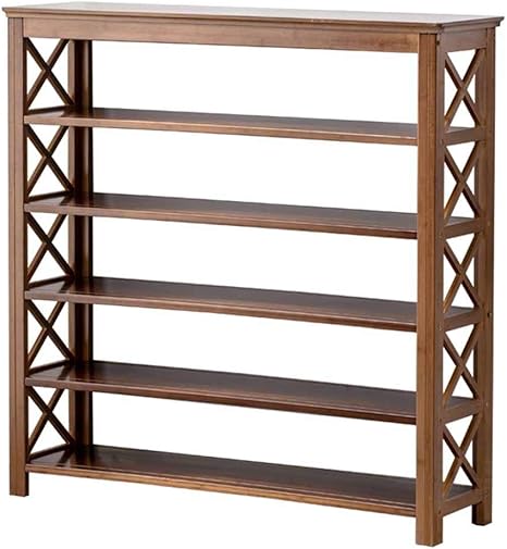 XLSQW Bambusschuhregal, Schuh Organizer, Utility Storage Shelf-Rack