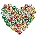 Pengxiaomei 200 PCS Craft Bells, Colorful Jingle Bells Christmas Bells, Jingle Bells for Crafts Party & Festival Decorations and Jewelry Making (0.4 Inch, 0.6 Inch)