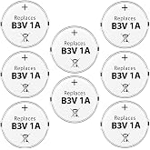 Enerpe B3V 1A Replacement Battery High Capacity Compatible with High Tech Electronic Collars of MS-4 and MS-5 Pack of 8
