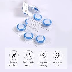 COBETTER Syringe Filter PVDF Hydrophilic Filtration