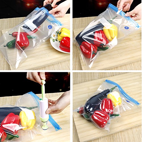Sous Vide Bags Kit for Anova Cookers 15 BPA Free Food Vacuum Sealed