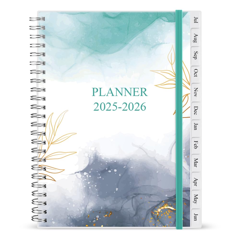 Photo 1 of 2025-2026 Weekly & Monthly Planner - 2025-2026 Planner from July 2025 to June 2026, Easy to Organize Your Daily Life, Medium 6.5" x 8.5", Teal