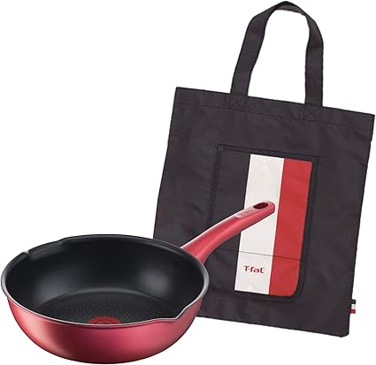Amazon Co Jp ティファール T Fal フライパン レッド 26cm Ihルビー エクセレンス マルチパン G エコバッグ セット ホーム キッチン