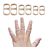 SOFT HOME 6 Pcs Oval Finger Splints Waterproof