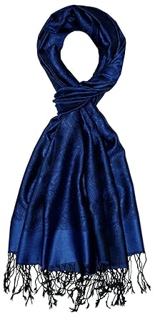 Lorenzo Cana High End Luxus Herren - Schal 70% Seide 30% Viskose mit Paisley Muster Schaltuch 70 x 190 cm zweifarbig Schal He