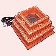 Havan Kund Yagna Agnihotra Agni Kund with Achmani Spoon Havan Item Havan Samgri Puja Diwali Navratri Stand, Suchi Electric Havan Kund (Brown) Samgri Puja Item Kund for Havan