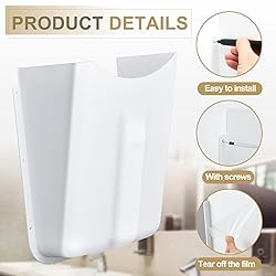 Wowangce Lavatory Shield, White ABS Lavatory Shroud