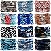 VANCROWN Headwear Head Wrap Sport Headband Sweatband 220 Patterns 12 in 1 Magic Scarf 12PCS & 6PCS 12 in 1 (12PCS.Animal Print)