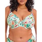 Elomi Womens Sunshine Cove Underwire Plunge Bikini Top