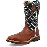Twisted X Men's 12" Western Work Boot, Cognac 10 D