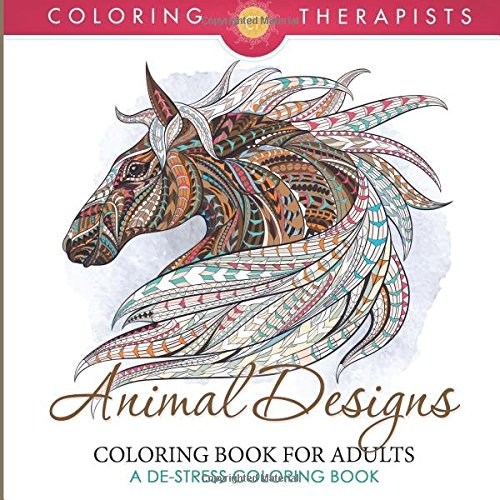 Download Animal Designs Coloring Book For Adults - A De-Stress Coloring Book