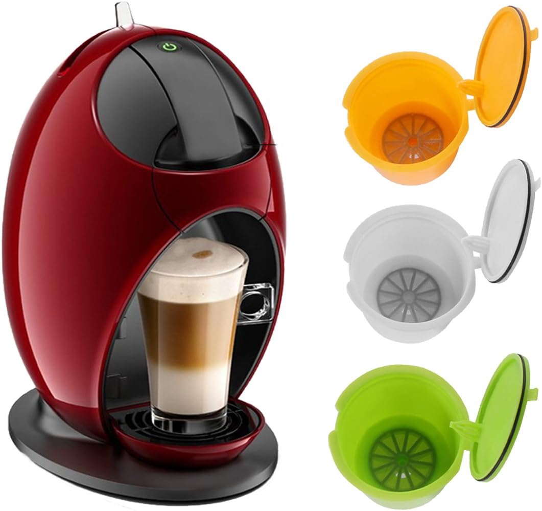 allomn BPAfrei nachfüllbar für Dolce Gusto wiederverwendbar Kaffee