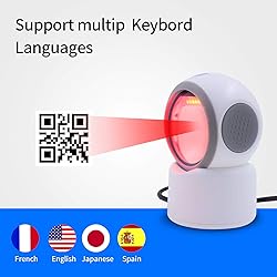 1D 2D QR Omnidirectional Hands-Free Automatic