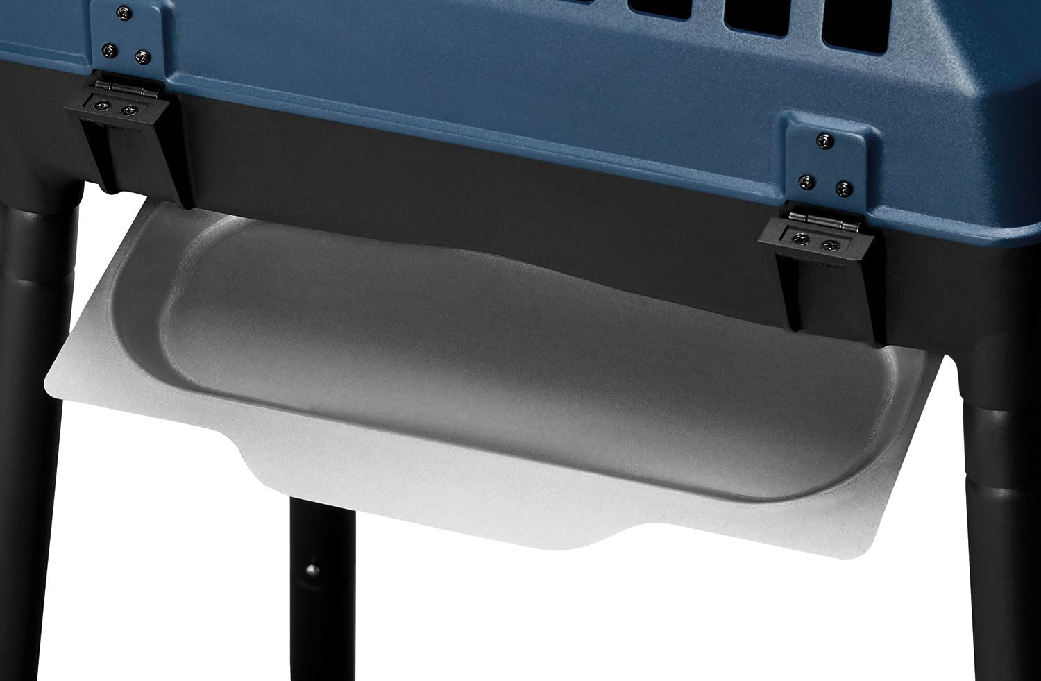 Enders Camping Gasgrill Explorer II, Grill-Thermometer, Grillen-, Kochen-, Backen Funktion, 2 Brenner Edelstahl, kleiner Balkon-Picknick-Grill, Aluguss-Grillwanne #2104, Blau 9