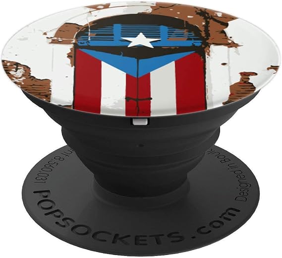 Amazon Com Puerto Rico Flag On Door Popsockets Grip And Stand For